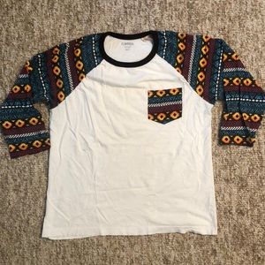 Men’s Small Carbon 3/4 sleeve Shirt